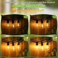 thumbnail image 5 of Outdoor String Lights - Waterproof Globe Patio Lights 30 Ft with 10 G40 Shatterproof LED Bulbs, Connectable Commercial Hanging Light for Backyard, Bistro, Porch, Cafe, Deck, Garden, 5 of 6
