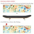 thumbnail image 2 of Landscape Skateboard Stickers Pack of 2 - Emery Surface, PVC Backing, 8.8x32.6in/22.4x83 cm - Durable Adhesive Decals for Skateboard Decoration, 2 of 5