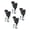 1-4, variant on Heavy Duty Ratchets Strap with Cushioned Grip S Hook, 1500/3307lbs Capacity