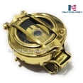 thumbnail image 4 of Vintage Old Style Military Engineers Compass Nautical Pocket Shiny Brass, 4 of 5