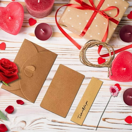 

Greeting Cards Daisy Valentine s Day Cards Contain Envelopes With Dried Flowers Stickers Holiday Message Kraft Paper Gift Cards Subsize