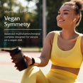 thumbnail image 3 of Vitanica Vegan Symmetry, Non-GMO Vegan Multivitamin for Women, Iron Free, Gluten Free, 120 Capsules, 3 of 7