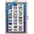 thumbnail image 3 of Disney 100th Anniversary - Stamp Grid Wall Poster, 14.725" x 22.375" Framed, 3 of 6