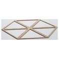 thumbnail image 4 of Ekena Millwork 23 3/8"W x 27 "H x 1/4"T Large Pendleton Decorative Fretwork Wood Wall Panels, Red Oak, 4 of 18
