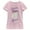 Light Pink - Heads Up, variant on Girl's Lost Gods Horse Floral Crown Wreath Graphic Tee Light Pink - Crown Large