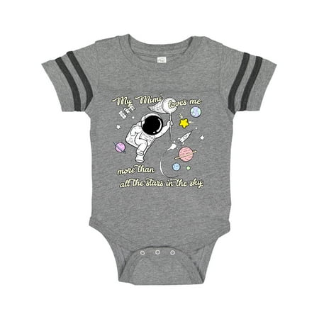 

Inktastic My Mimi Loves Me Gift Baby Boy or Baby Girl Bodysuit