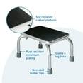 thumbnail image 5 of BodyMed Heavy-Duty Foot Step Stool with Non-Slip Rubber Platform for Seniors & Adults – Holds up to 300lbs, 9 ½ in. Step Up, 18”L  x 11.5”W x 9.5”H, 5 of 6