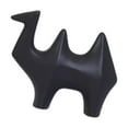 thumbnail image 4 of TISHITA Camel Figurine Animal Statue Multifunctional Art Crafting Minimalist Decorative Camel Sculpture for Desktop Shelf Centerpiece Black, 4 of 8
