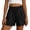 #02 Black 【Mix & Match: Stock Up on Your Favorite Colors】, variant on Women's Casual and Comfortable High Waisted Drawstring Elastic Waist Shorts with Pockets, Tummy Control, Soft Polyester Fabric, Summer, Vacation, Travel, | TruBelle,Beige L