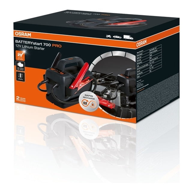 Arrancador De Bateria 12v - 650 Amperios De Arranque Osram