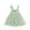 ZD Mint Green, variant on Girls Dresses Short Sleeve Bowknot Fruits Prints Tulle Princess Dance Party Clothes Girls Boho Dresses,Size 18 Months-24 Months