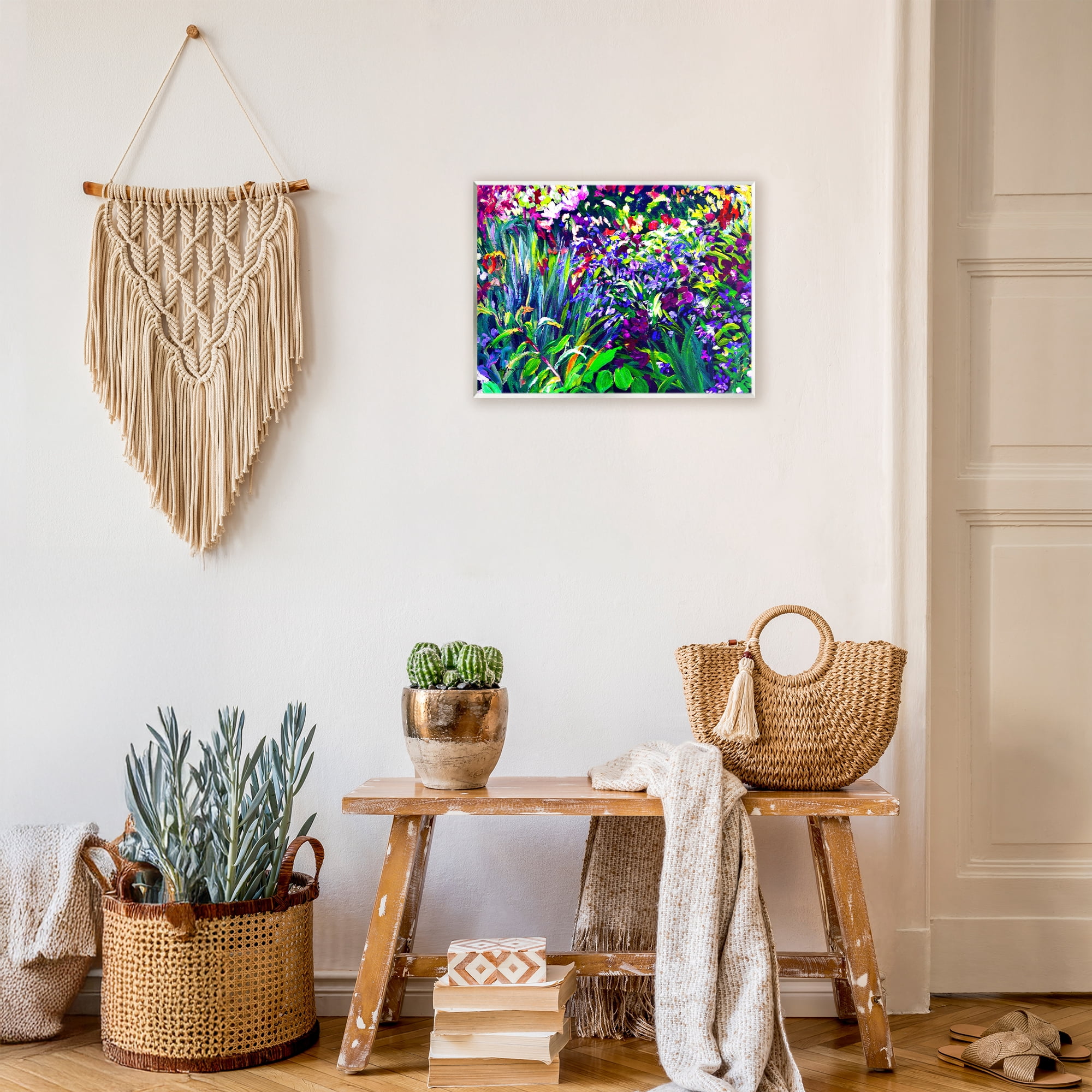 Stupell Industries Vibrant Confetti Garden Wall Plaque Art, design by Lee Ann Zirbes