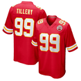 thumbnail image 1 of Kansas City Chiefs Jerry Tillery men's red jersey, 1 of 2