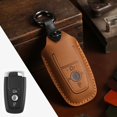 thumbnail image 1 of Car Key Fob Cover Case Protector For Ford Focus Mondeo Edge Car Key Case Fob Cover Leather Crazy Horse, 1 of 24