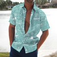 thumbnail image 3 of Camisa retro para hombre 2024, camisas de manga corta con estampado de árbol de coco, ropa informal de playa para hombre, camisas hawaianas holgadas de gran tamaño para hombre, 3 of 5