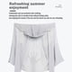 thumbnail image 5 of Verano Upf 50+ chaqueta de protección Uv mujeres hombres protección solar transpirable pesca ropa con capucha camisa deportiva ciclismo Cardig -c, 5 of 5