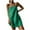 Green, variant on Sleeveless Straight Neck Loose-Fit Midi Dress - Summer Dresses for Women 2025 Casual Sundress with Minimalist Design Green M
