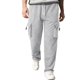 thumbnail image 2 of Ceisia Men's All-Season Fashion Casual Pants Gift - Solid Color Elastic Waist Full-Length Pants with Functional Pockets, 2 of 9