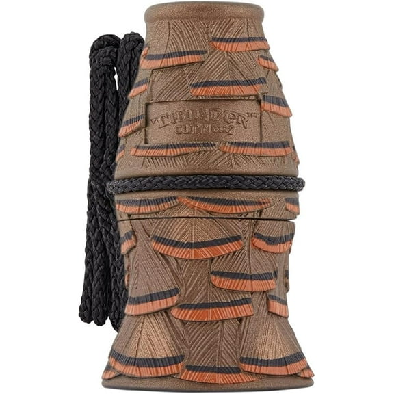 Flextone Hunting Loud True-to-Life Realistic Turkey Sounds Easy-to-Use Long Range Calling Thunder Cut'N Hybrid Turkey Game Call (Gen 2)