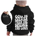 thumbnail image 4 of LUOGENLI Hoodies St. Patrick's Day Hoodies for Girls 10-12 Boys and Girls Casual Loose Cute Print Long Sleeve Hoodie Sport Girls Valentine's Day Hoodies Size 14-16 Zip Up Black 3-4 Years, 4 of 5