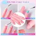 thumbnail image 4 of Buqikma Mano de práctica de uñas para uñas acrílicas, mano de maniquí para práctica de uñas, mano falsa flexible para manicura, mano de práctica de uñas, 1 pieza, 4 of 5