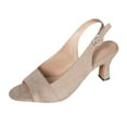 thumbnail image 1 of Sandales pour Femmes Décontractées Été Bout Pointu Bout Fermé Talons Hauts Extérieur, 1 of 9