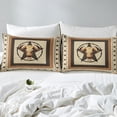 thumbnail image 3 of Erosebridal Tribal Aztec Comforter Cover King, Rustic Cow Bedding King Size, Texas Stars Decor, Reversible, 3 of 5