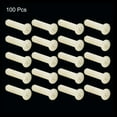 thumbnail image 3 of Unique Bargains Vis en Nylon Filetées M4x20mm, Vis de Machine à Tête Plate Croix Phillips, 100 Pcs, 3 of 3