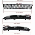 thumbnail image 3 of Car Front Bumper Lower Set Center Left Right For- 5 Series F10 F11 10-13 51117200699 51117200700 51, 3 of 5