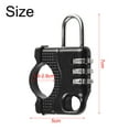 thumbnail image 5 of BCLONG 3 Digit Password Motorcycle Lock Anti-theft Scooter Helmet Lock Accessories, 5 of 9
