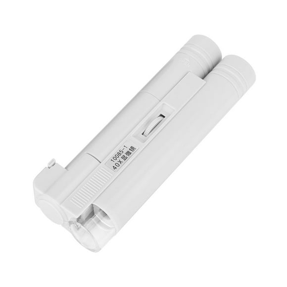 Pocket Sized Microscope, Adjustable LED Microscope Eliminate Stray Light Clear Image For Universal Mobile Phones