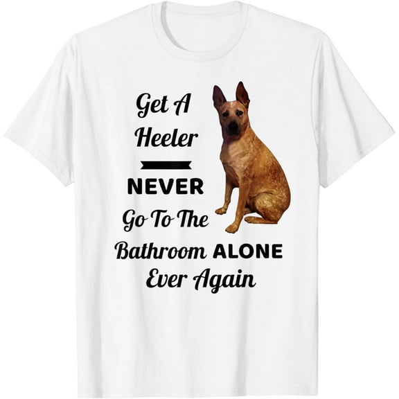 Red Heeler Cattle Dog Australian Queensland Bathroom T-Shirt