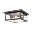 thumbnail image 4 of 4122-PBZ Millennium Lighting Evanton - 2 Light Outdoor Flush Mount-5.25 Inch Tall and 12 Inch Wide-Powder Coated Bronze Finish, 4 of 4