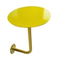 thumbnail image 3 of Flynix 35cm Wall Mounted Table Sofa Side Table, Easy to Install with Screw Round Coffee yellow, 3 of 10