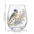 thumbnail image 3 of Animals Themed Glass Cup, 15 oz Large Capacity 2D Printed Animal Design Drinking Glass for Water, Coffee, Tea, 3 of 7