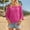 Hot Pink, variant on Crochet Pullover Tops For Women Beach Cover Up Top Fishnet Tops For Women Fun Tops For Women Crochet Tunics And Pullovers Summer Cover Ups For Women Lightweight Knit Cover Up Top Beach Sweater