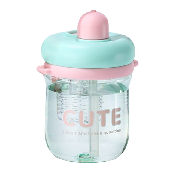 LEHOZIHEQ Toddler Water Bottle, No Spill Straw Water Bottle, Ideal for School, BPA Free, Leak-Proof, Perfect for School and Sports