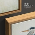 thumbnail image 4 of wall26 - Framed Canvas Wall Art - Heron Bird - Wild Animal- Gallery Wrap Modern Home Art | Ready to Hang - 16"x24" Natural, 4 of 5