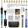 thumbnail image 1 of Kit d'Outils de Pyrogravure en Bois, 54 Pcs Kit de Pyrogravure en Bois 60w Température Réglable, 1 of 5