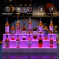 thumbnail image 6 of Cubehom LED 3 Tier 38 inch Bar Bottle Display Shelf with App & Remote Control for Home Party Gray, 6 of 6