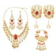 thumbnail image 4 of Conjunto de joyería de moda para danza del vientre india metálica, accesorios para bailarina del vientre, Clip de oreja, 4 of 9