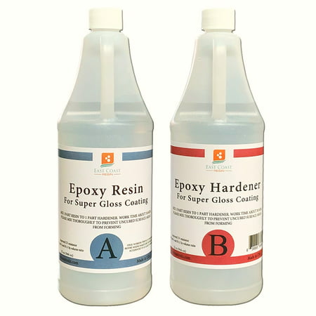 EPOXY RESIN  64 oz Kit. FOR SUPER GLOSS COATING AND
