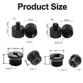 thumbnail image 2 of 6pcs Mikrofon Gewinde Adapter schwarz, 2 of 7