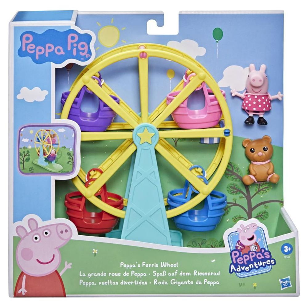 Peppa Pig Peppa’s Adventures Peppa’s Ferris Wheel Playset Preschool Toy for Kids Ages 3 and Up