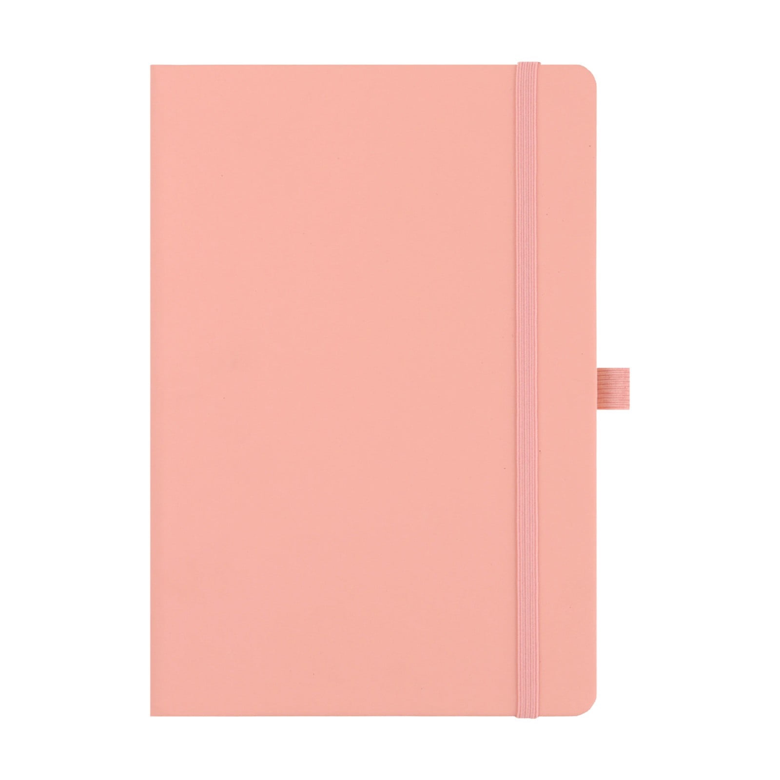 Solivara Lightweight A5 Hardcover Notebook With Pen Elastic For Home And Travel (Pink*1+Sky Blue*1+Light Blue*1+Red*1+Orange*1,6Pcs)