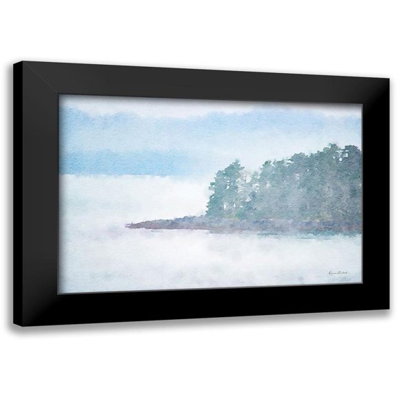 Murdock, Ramona 14x11 Black Modern Framed Museum Art Print Titled - Indigo Bay No. 2
