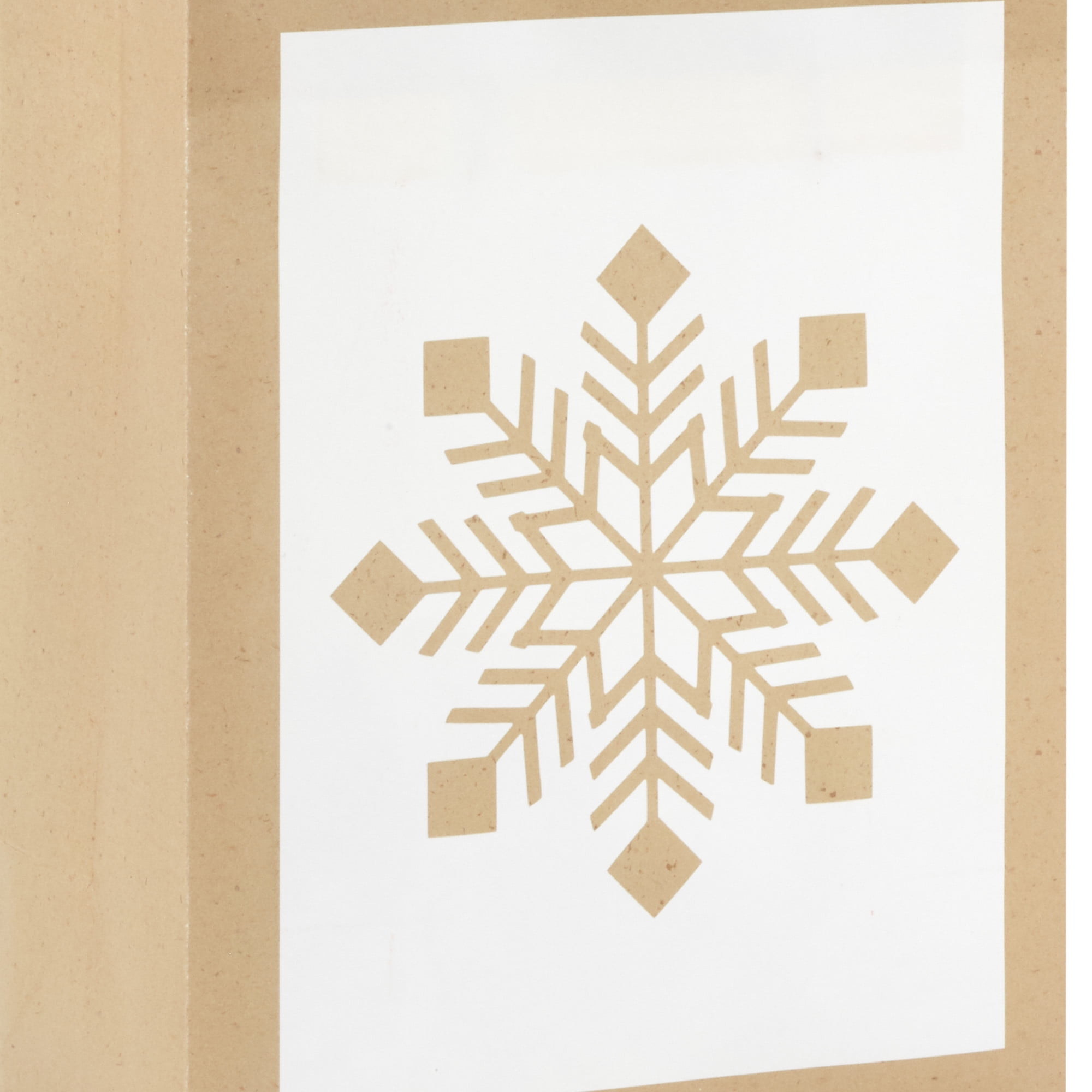 Paquet de 5 petits sacs-cadeaux, 7,8 po (Motifs neutres des fêtes) Sacs des fêtes en papier kraft