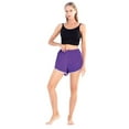 thumbnail image 1 of NewWay Women's Elastic Running Yoga Training Sports Shorts Workout Short Pants Waistband Athletic Shorts,S-4XL, 1 of 6