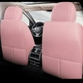 thumbnail image 4 of Maidao Car Seat Covers Leather Set for Lancia for Thesis 2001-2009 5 Seats Compatible Airbag Water Resistant Front Rear Cushion Protector Pink, 4 of 9