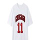 thumbnail image 3 of Camiseta de manga corta con cuello redondo y estampado "CHICAGO #11" para hombre, ideal para regalar, informal y elegante, para adultos, hombres, mujeres, adolescentes, jóvenes y para el tiempo libre., 3 of 7